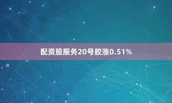 配资股服务20号胶涨0.51%