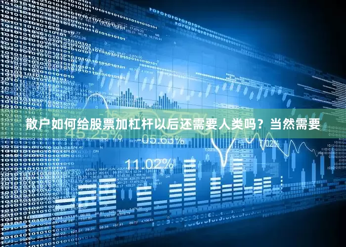散户如何给股票加杠杆以后还需要人类吗？当然需要